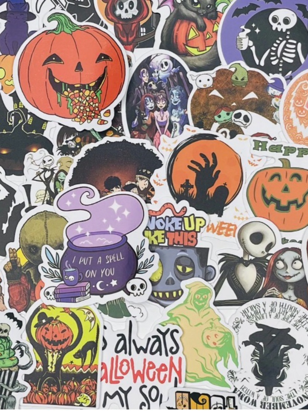 Hallowmas Jack 50Pcs
Stickers Pack Vinyl Laptop
Helmet Phone Luggage
Decal GIFT - Picture 2 of 5